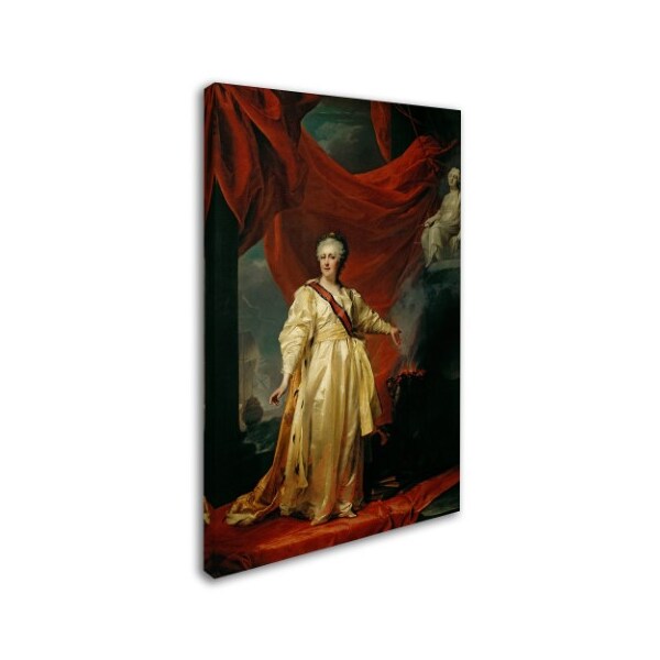 Dmitry Levitsky 'Portrait Of Catherine Ii' Canvas Art,30x47